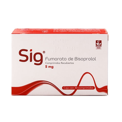 Sig 5Mg Con 30 Comprimidos (Fumarato De Bisoprolol)