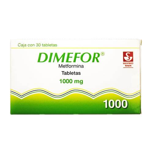 Dimefor 1000Mg Con 30 Tabletas (Metformina) - WeCare Pharma
