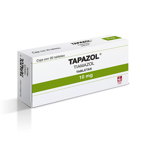 Tapazol 10Mg Con 20 Tabletas (Tiamazol)