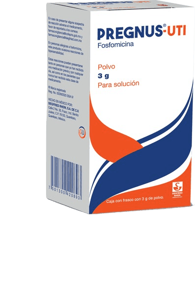 Pregnus-Uti Polvo 3G Con 1 (Fosfomicina) — WeCare Pharma
