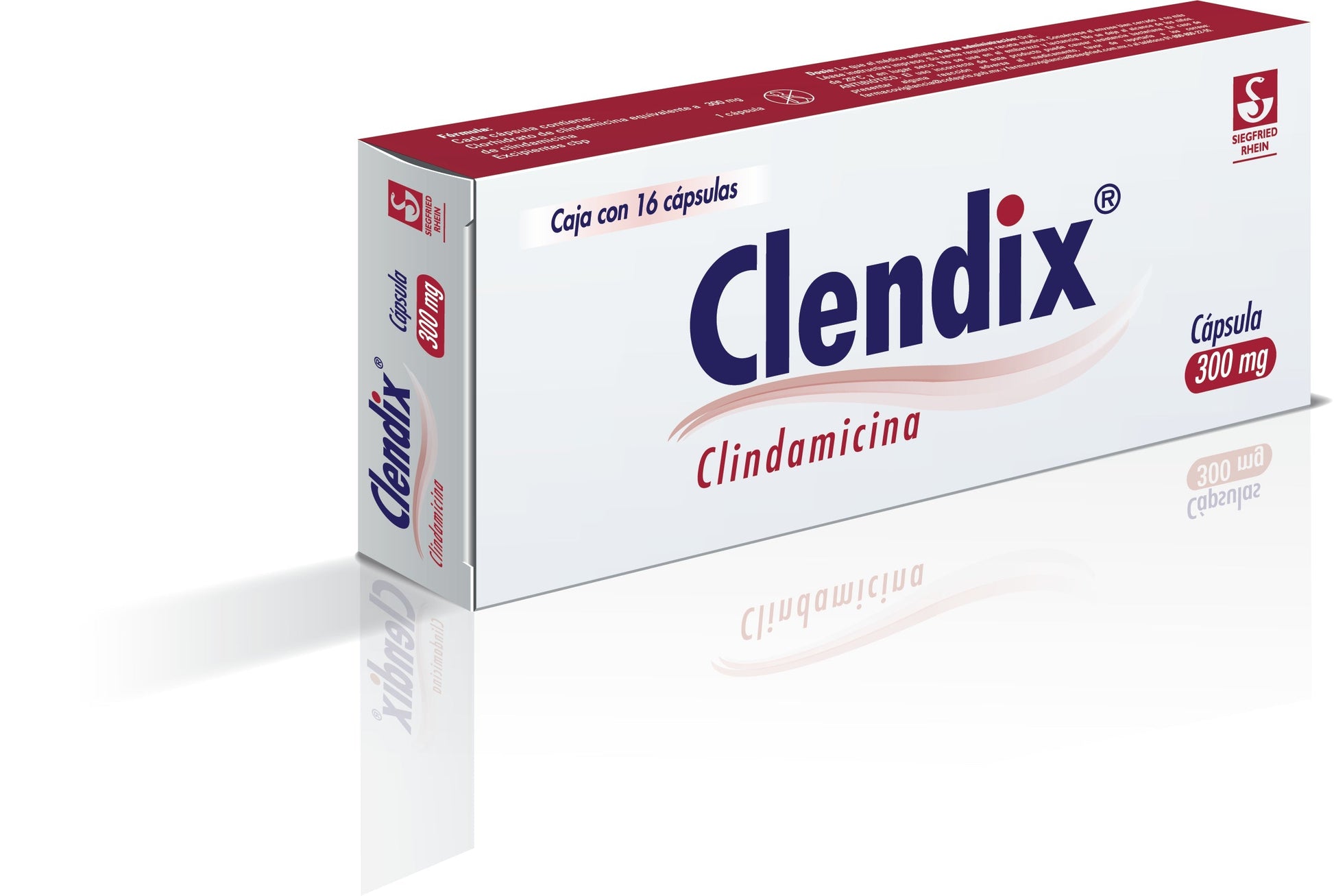 Clendix 300Mg Con 16 Capsulas (Clindamicina)