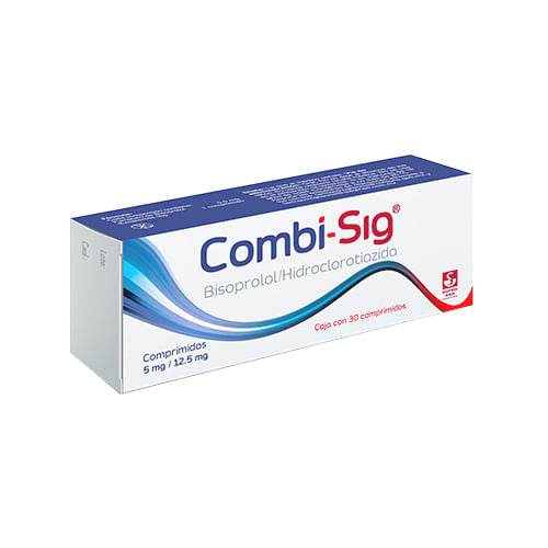 Combi-Sig 5Mg/12.5Mg Con 30 Comprimidos (Bisoprolol/Hidroclorotiazida) - WeCare Pharma