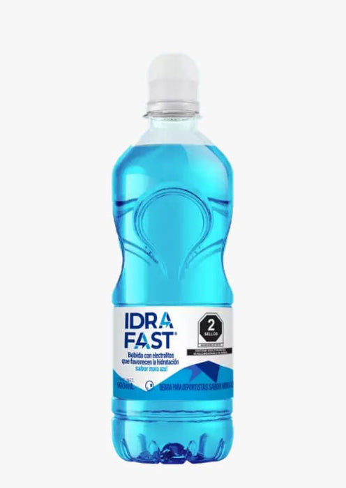 Idrafast Frasco 500Ml Mora Azul (Electrolitos Orales)