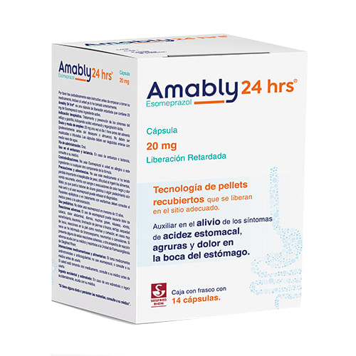 Amably 20Mg Con 14 Capsulas (Esomeprazol)