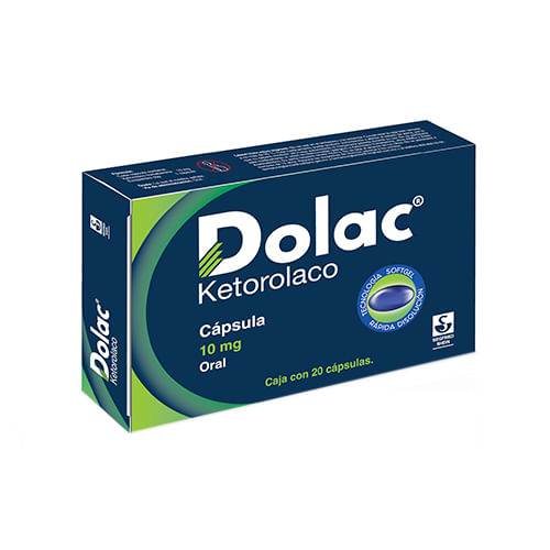 Dolac 10Mg Con 20 Capsulas (Ketorolaco) - WeCare Pharma