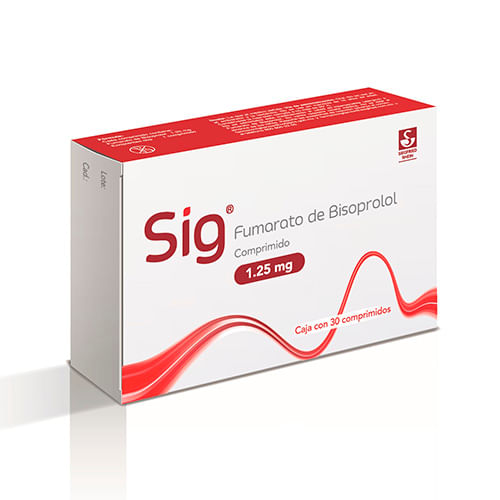 Sig 1.25Mg Con 30 Comprimidos (Fumarato De Bisoprolol)