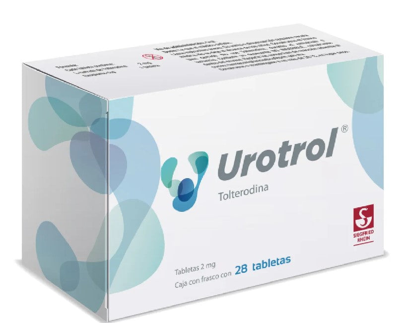 Urotrol 2Mg Con 28 Tabletas (Tolterodina)