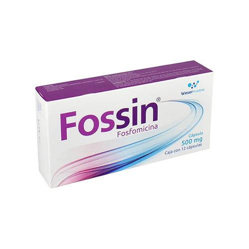 Fossin 500Mg Con 12 Capsulas (Fosfomicina)