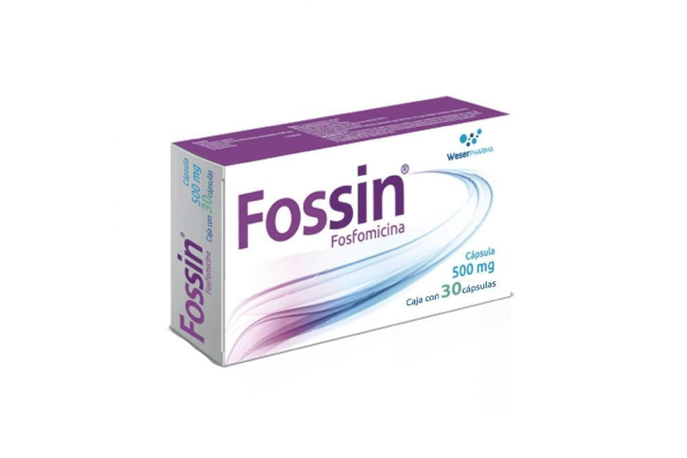 Fossin 500Mg Con 30 Capsulas (Fosfomicina)