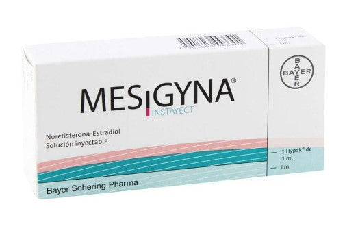 Mesigyna Jeringa 50Mg/5Mg Con 1 (Noretisterona/Estradiol)