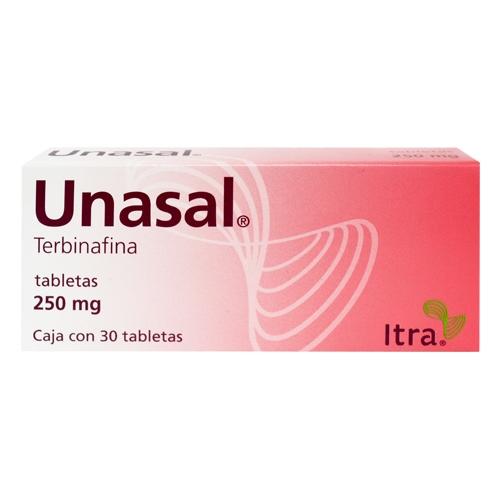 Unasal 250Mg Con 30 Tabletas (Terbinafina)