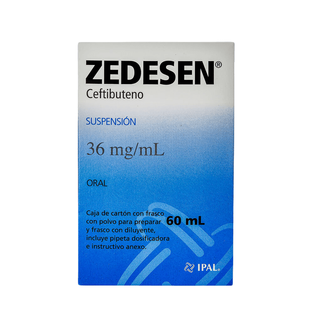 Zedesen Suspensión 36Mg/Ml 60Ml (Ceftibuteno)