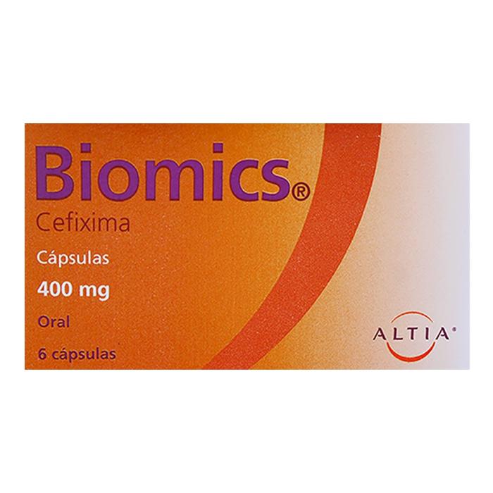 Biomics 400Mg Con 6 Capsulas (Cefixima)