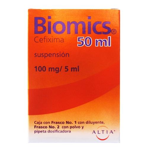 Biomics Suspensión 100Mg/5Ml 50Ml (Cefixima)