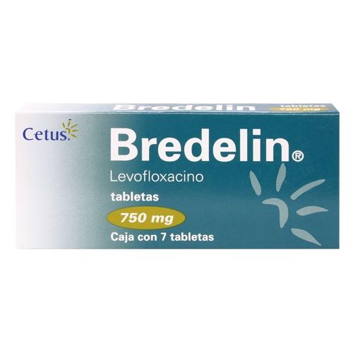 Bredelin 750Mg Con 7 Tabletas (Levofloxacino)