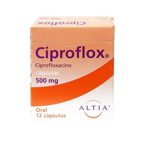 Ciproflox 500Mg Con 12 Capsulas (Ciprofloxacino)