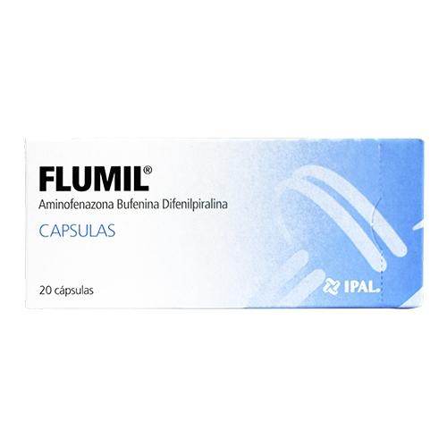 Flumil 40Mg/1.5Mg/1.5Mg Con 20 Capsulas (Aminofenazona/Bufemina/Difenilpramina) - WeCare Pharma