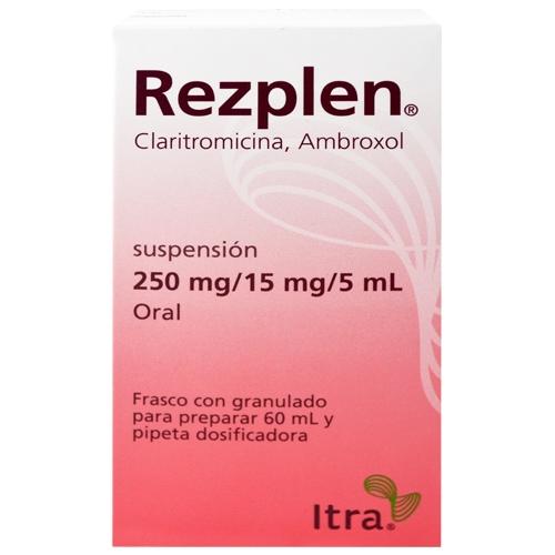 Rezplen Suspensión 250Mg/15Mg 60Ml (Claritromicina/Ambroxol)