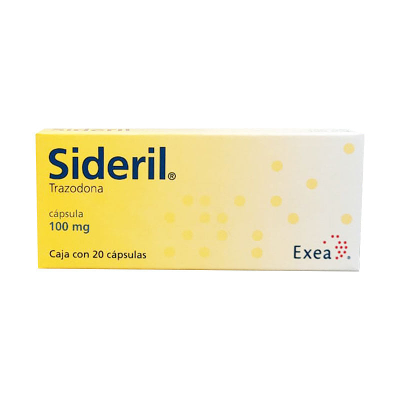 Sideril 100Mg Con 20 Capsulas (Trazodona)