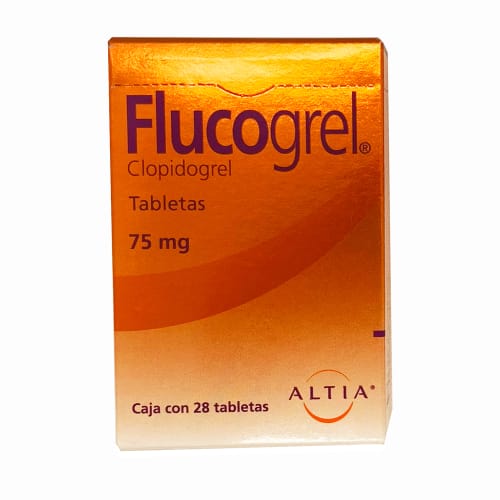 Flucogrel 75Mg Con 28 Tabletas (Clopidogrel)