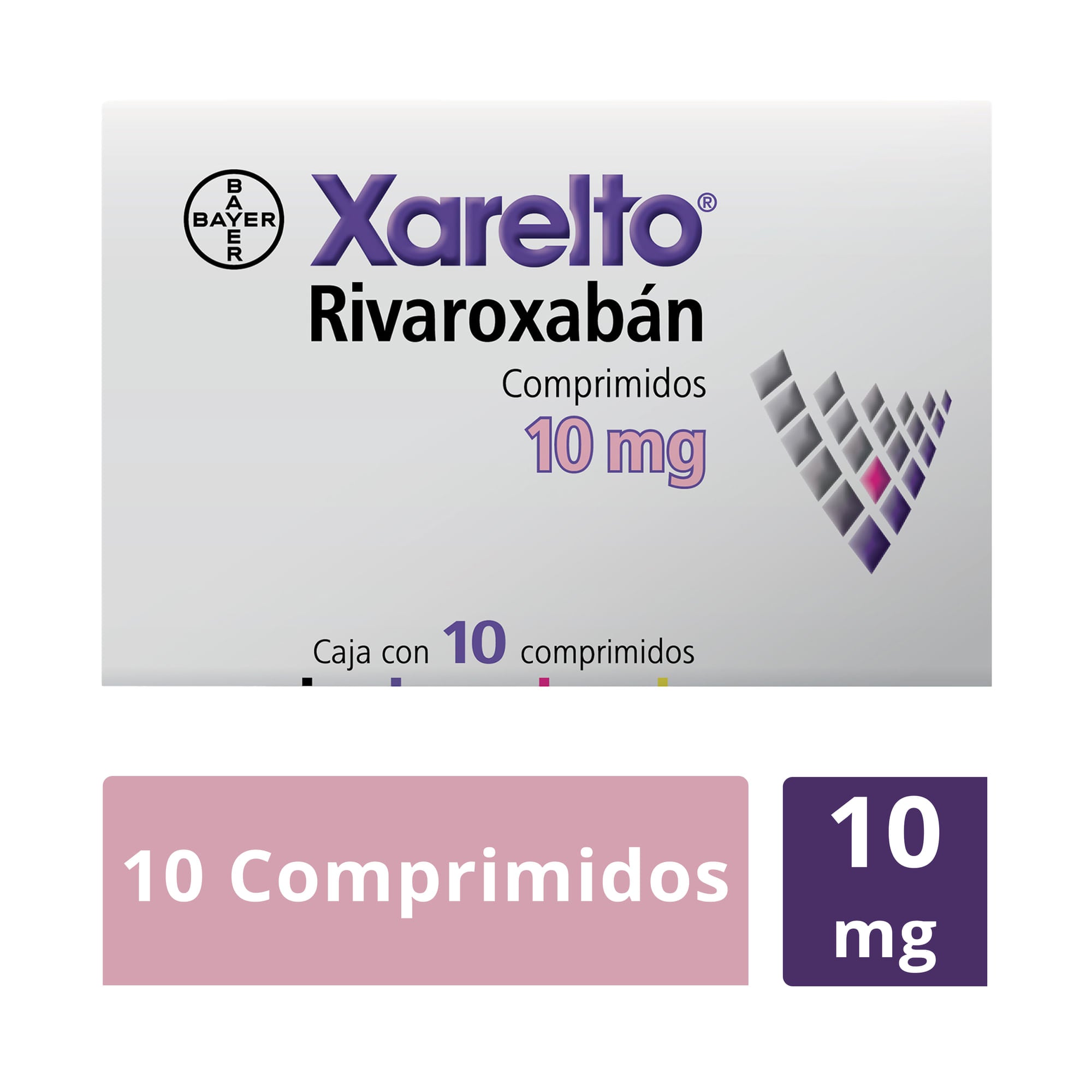 Xarelto 10Mg Con 10 Comprimidos (Rivaroxaban)