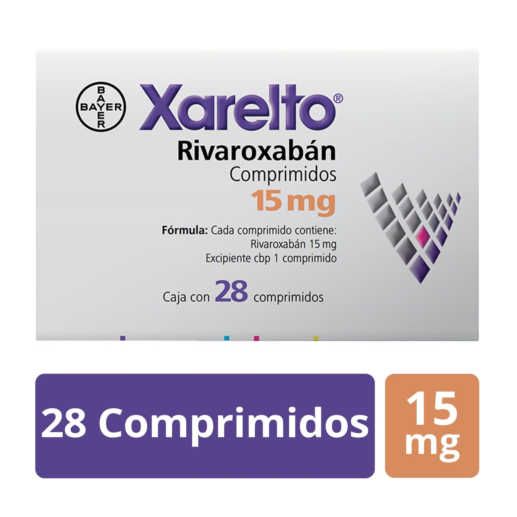 Xarelto 15Mg Con 28 Comprimidos (Rivaroxaban)