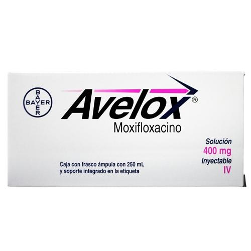 Avelox Frasco 400Mg Con 1 Ampulas (Moxifloxacino)