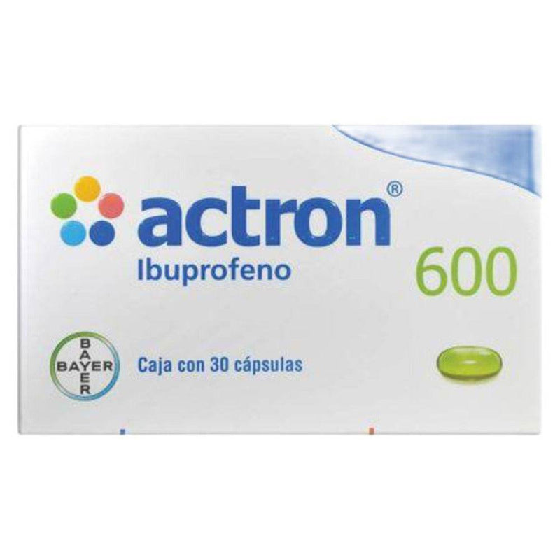 Actron 600Mg Con 30 Capsulas (Ibuprofeno) - WeCare Pharma
