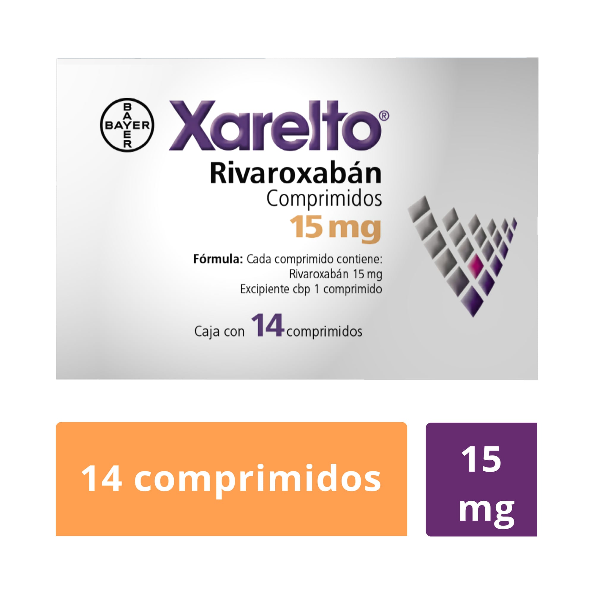 Xarelto 15Mg Con 14 Comprimidos (Rivaroxaban)