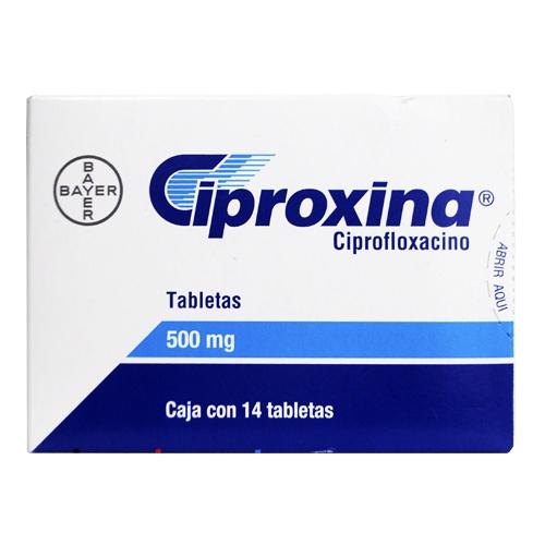 Ciproxina 500Mg Con 14 Tabletas (Ciprofloxacino)