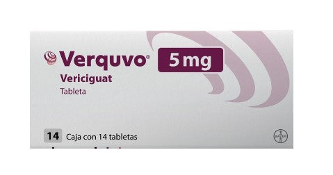 Verquvo 5Mg Con 14 Tabletas (Vericiguat)