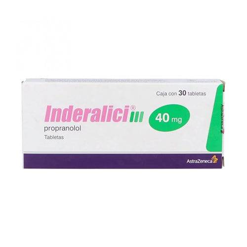 Inderalici Iii (Propranolol) Tabletas 40Mg Con 30 - WeCare Pharma