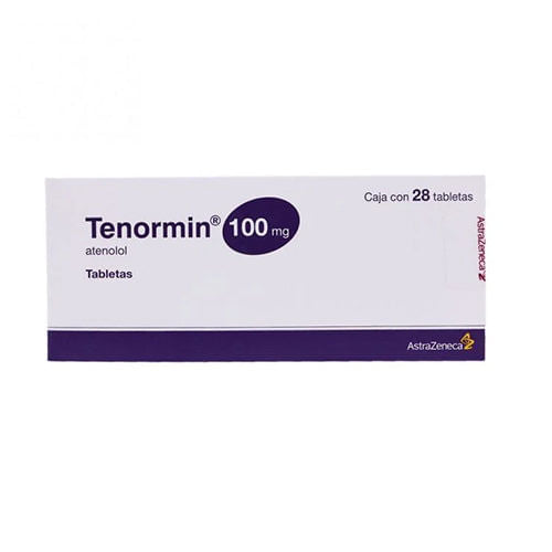 Tenormin 100Mg Con 28 Tabletas (Atenolol)