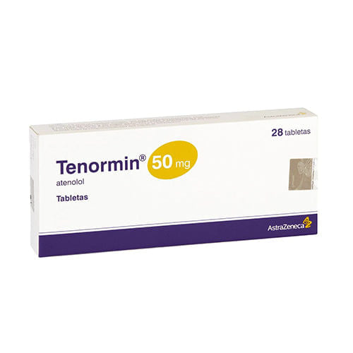 Tenormin 50Mg Con 28 Tabletas (Atenolol)