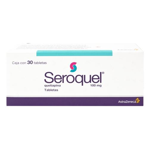 Seroquel 100Mg Con 30 Tabletas (Quetiapina)