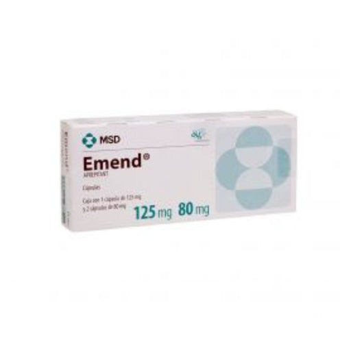 Emend 125Mg/80Mg Con 3 Tabletas (Aprepitant)