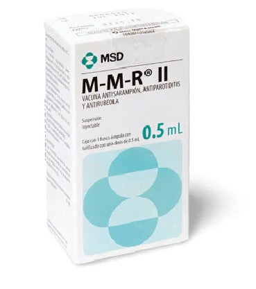 M-M-R Ii Frasco 0.5Ml Con 1 Ampulas (Vacuna Triple Viral Srp)