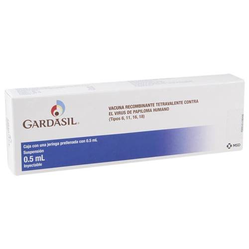 Gardasil Jeringa 0.5Ml Con 1 (Vacuna Papiloma Tetravalente) - WeCare Pharma