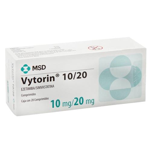 Vytorin 10Mg/20Mg Con 28 Comprimidos (Ezetimiba/Simvastatina)