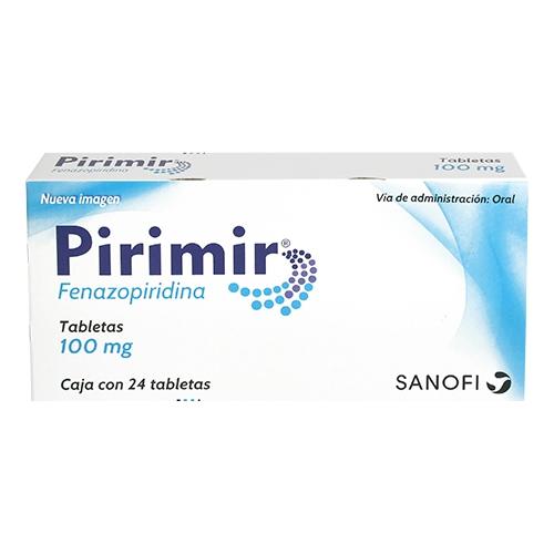 Pirimir 100Mg Con 24 Tabletas (Fenazopiridina)