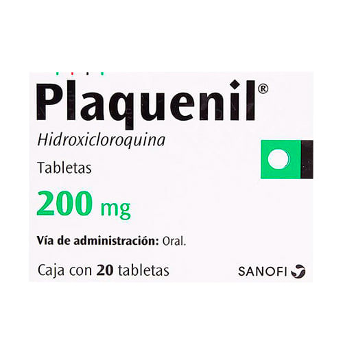 Plaquenil 200Mg Con 20 Tabletas (Hidroxicloroquina)