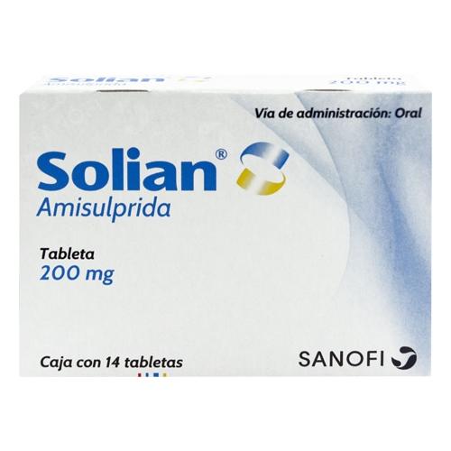 Solian 200Mg Con 14 Tabletas (Amisulprida)