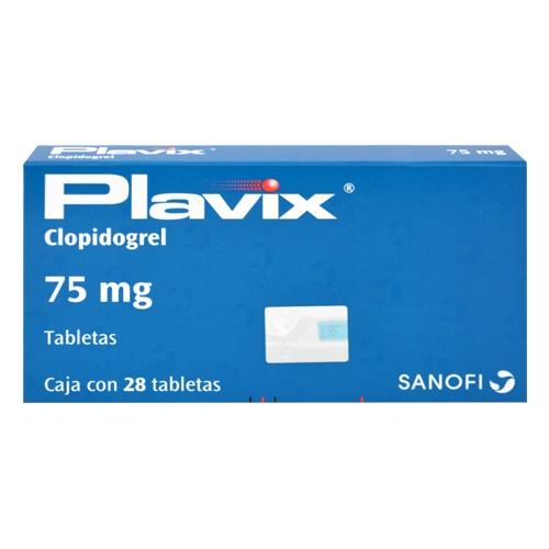 Plavix 75Mg Con 28 Tabletas (Clopidogrel)