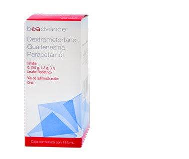 Beadvance Jarabe 0.150G/1.2G/3G 118 Ml (Guaifenesina/Dextrometorfano/Paracetamol) - WeCare Pharma