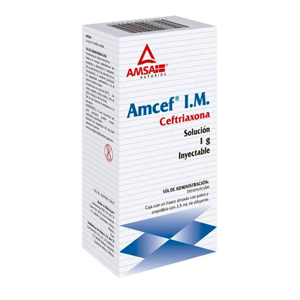 Amcef Im 1G Ampulas (Ceftriaxona)