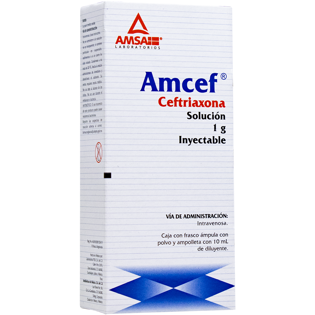 Amcef Iv 1G Ampulas (Ceftriaxona)