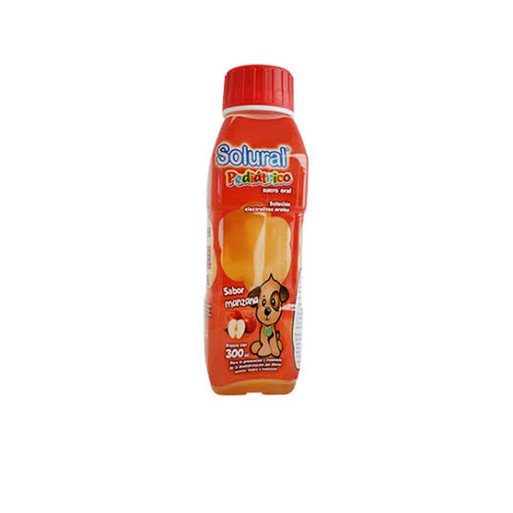 Solural Frasco 300Ml Manzana (Electrolitos Orales)