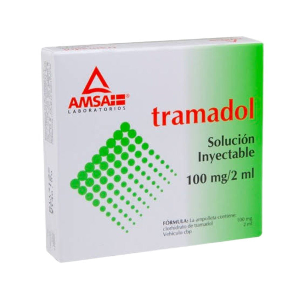 Tramadol 100Mg/2Ml Con 5 Amsa Ampulas