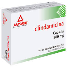 Clindamicina 300Mg Con 16 Amsa Capsulas