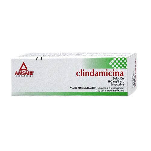 Clindamicina 300Mg/2Ml Con 1 Amsa Ampulas - WeCare Pharma